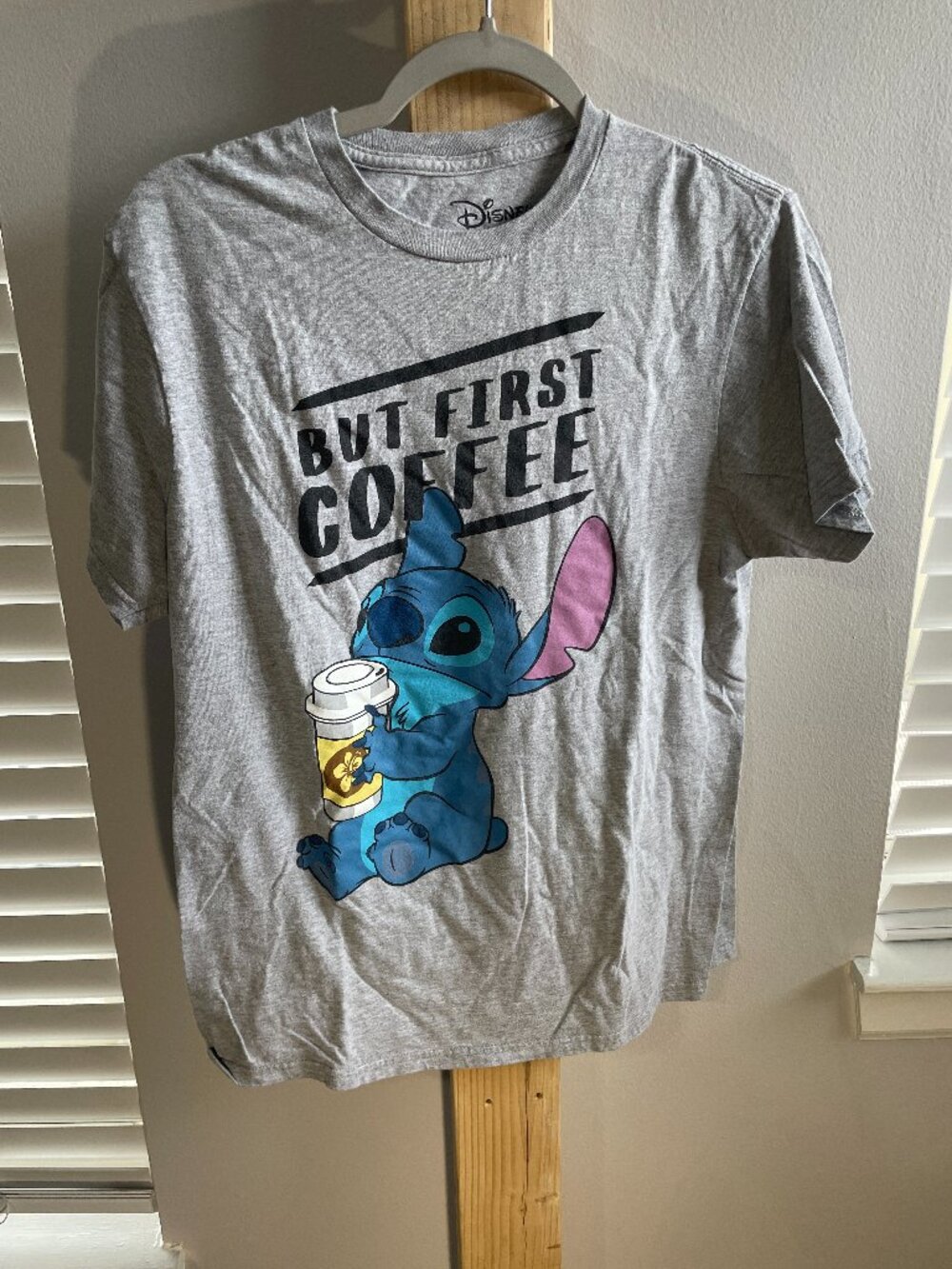 "But First Coffee" Disney Stitch Short Sleeve T-Shirt